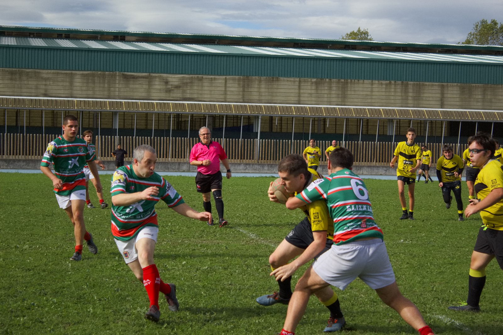 Una nueva edición de la Liga Bultza de Rugby Inclusivo dio comienzo el domingo pasado en Vizcaya